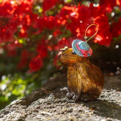 Елочная игрушка Капибара летняя