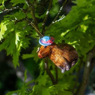 Елочная игрушка Капибара летняя