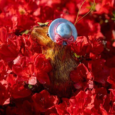 Елочная игрушка Капибара летняя