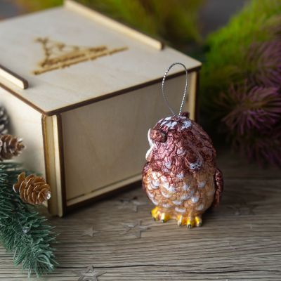 Елочная игрушка Филин лесной