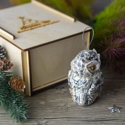 Елочная игрушка Филин ночной