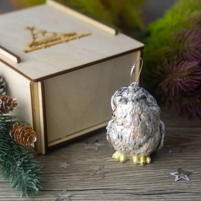 Елочная игрушка Филин ночной