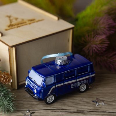 Елочная игрушка Почта машинка