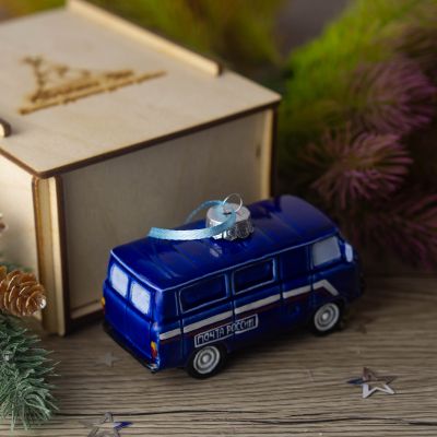 Елочная игрушка Почта машинка