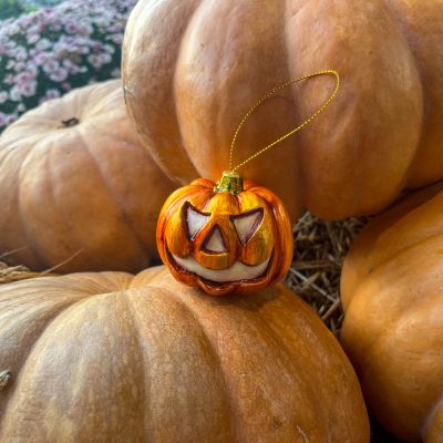 Елочная игрушка тыква Джека