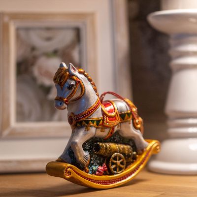 Елочная игрушка Лошадка качалка